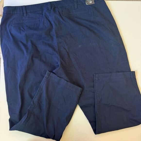 j crew high rise girlfriend chino navy blue size 20 - Picture 5 of 5
